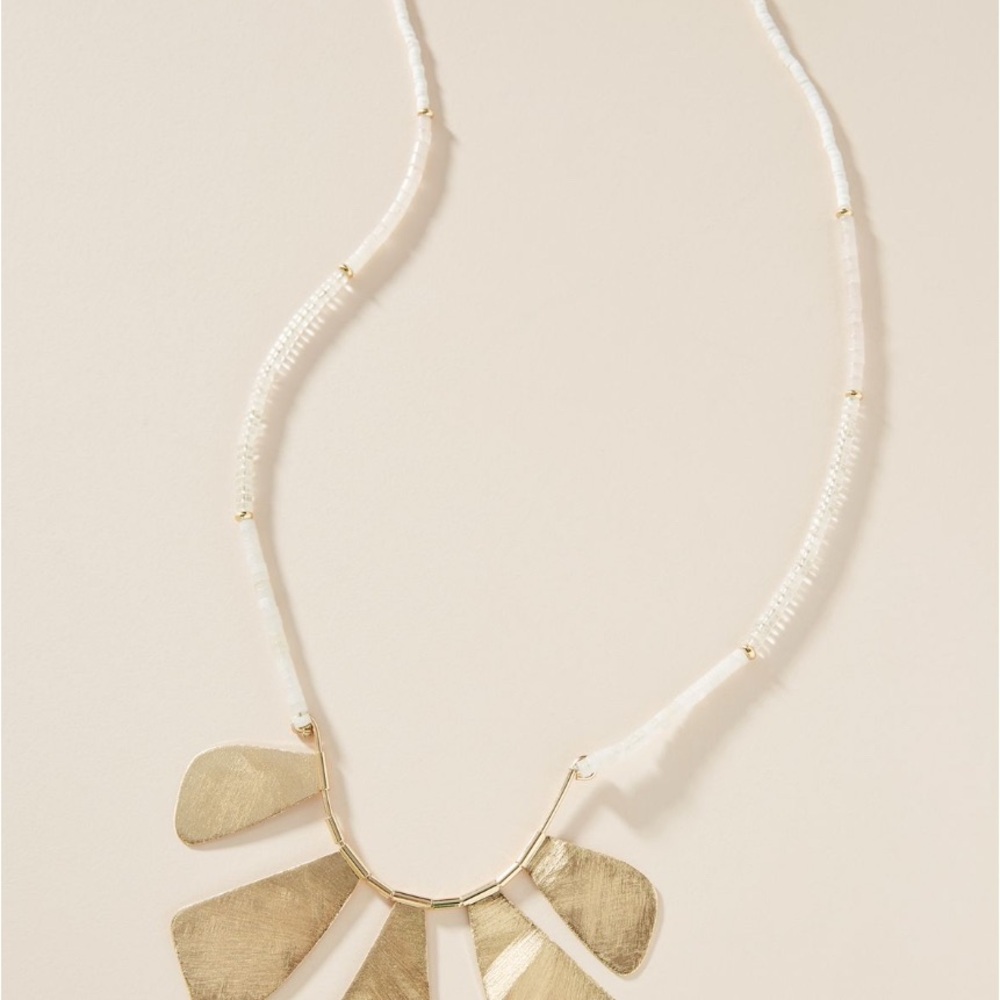 Anthropologie Lyra gold necklace